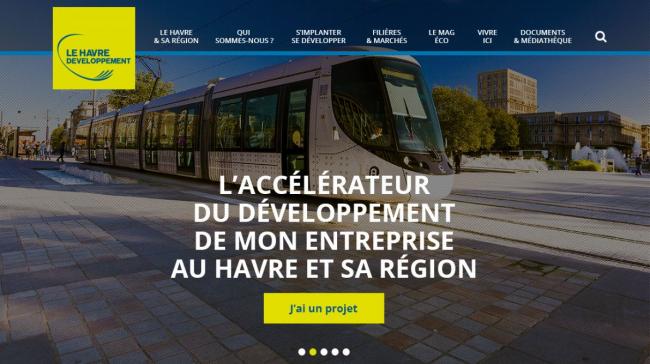 Site web du Havre Développement