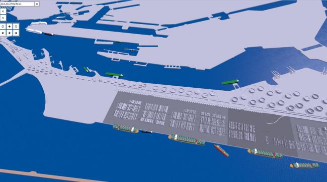 Le port du Havre en 3D et en temps réel
