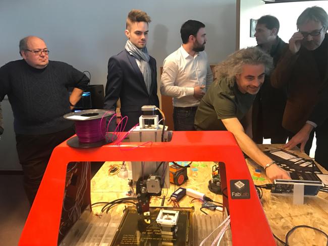 Imprimante 3D du FabLab LH3D, au Havre 