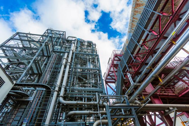 Démonstrateur de captage de CO2 de la centrale EDF du Havre 