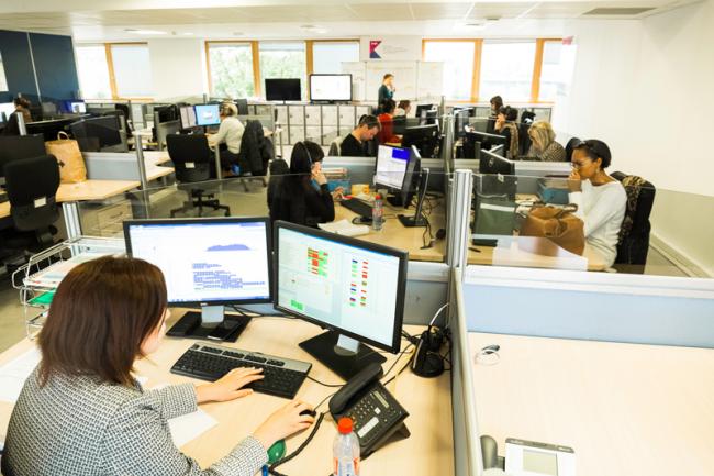 Plateau de bureaux chez SPB, au Havre 