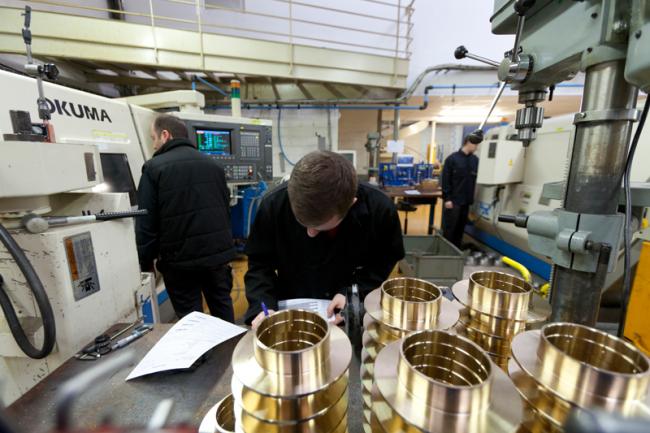 Atelier de Maugars Industrie, au Havre 