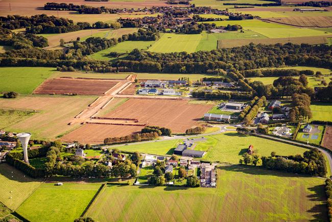 Vue aérienne du Parc Eco-Normandie