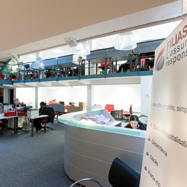Bureaux de Filiassur, qui distribue des assurances pour les particuliers